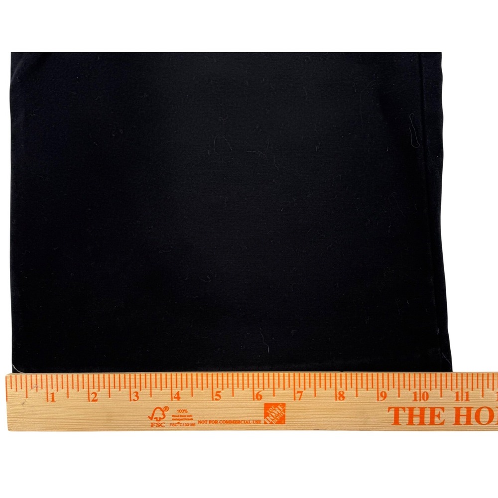 Old Navy Wide Leg Pants Cropped Womens 10 Regular Black Chino Workwear Trousers - Picture 7 of 8